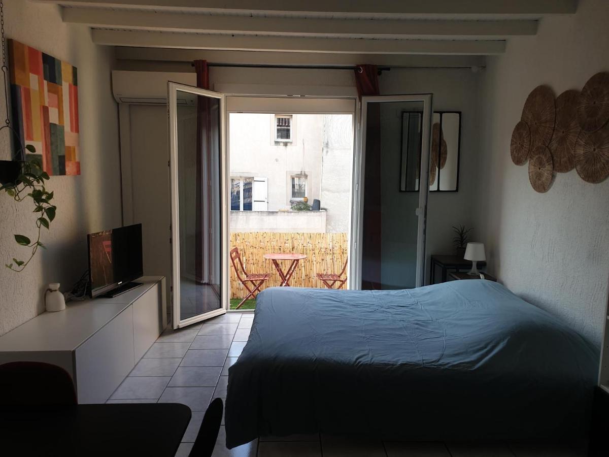 Studio Tout Confort Centre Ville - Balcon, Clim, Tv, Wifi Mazan Exterior foto