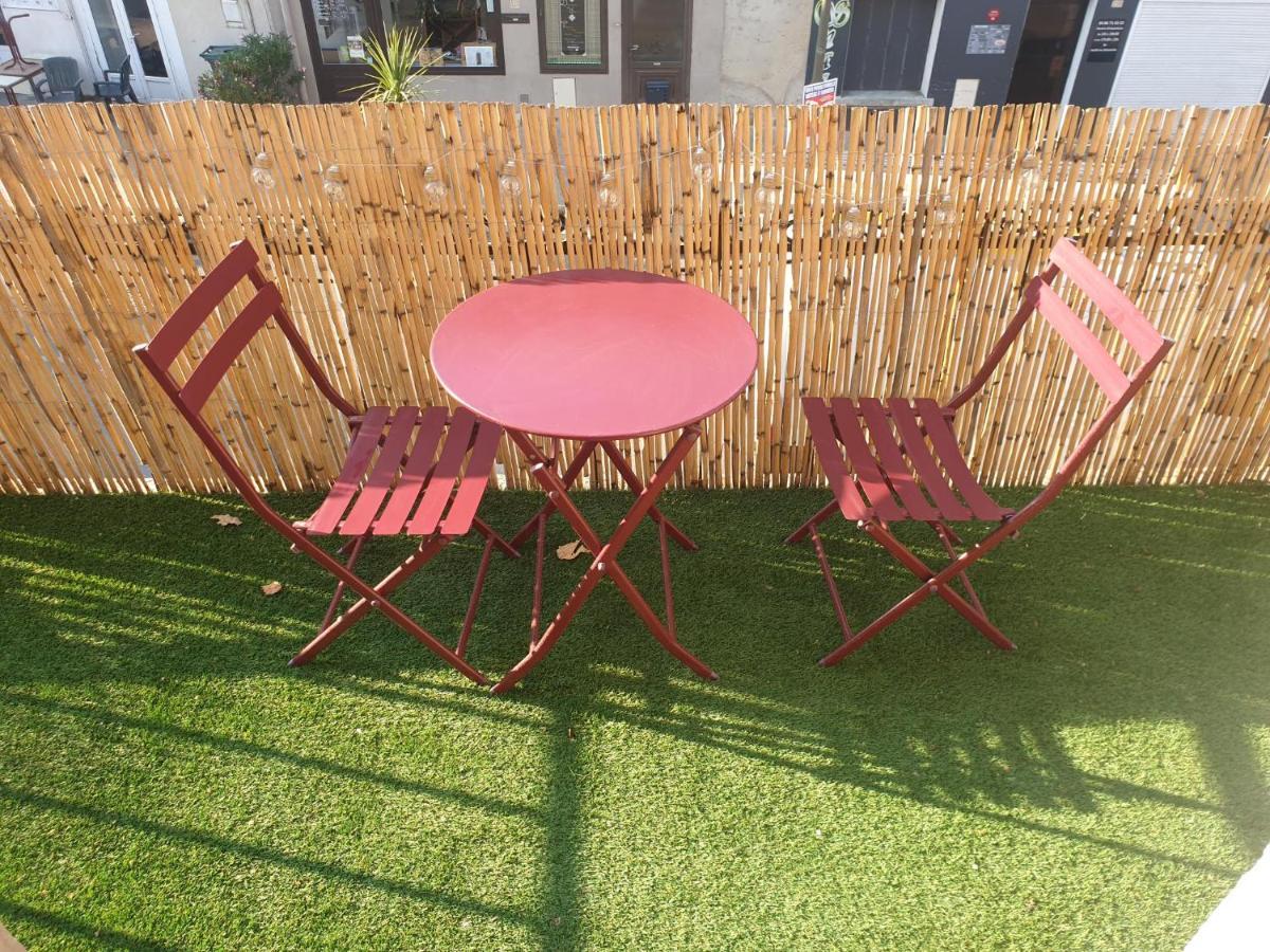Studio Tout Confort Centre Ville - Balcon, Clim, Tv, Wifi Mazan Exterior foto